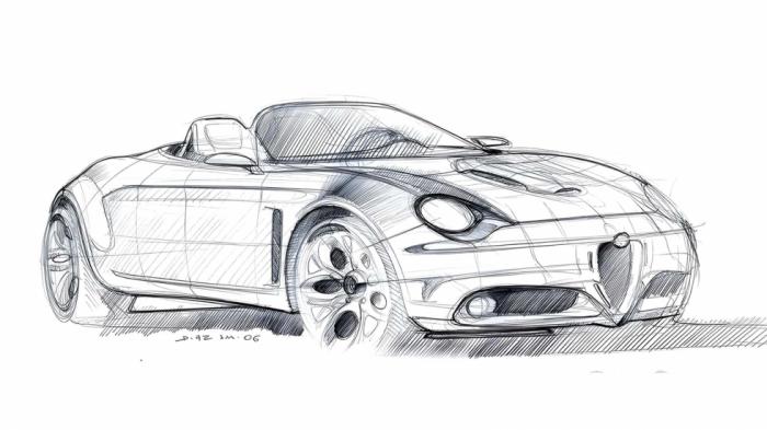 Alfa Romeo: Σκίτσα από 5 μοντέλα που δεν κατασκευάστηκαν ποτέ 